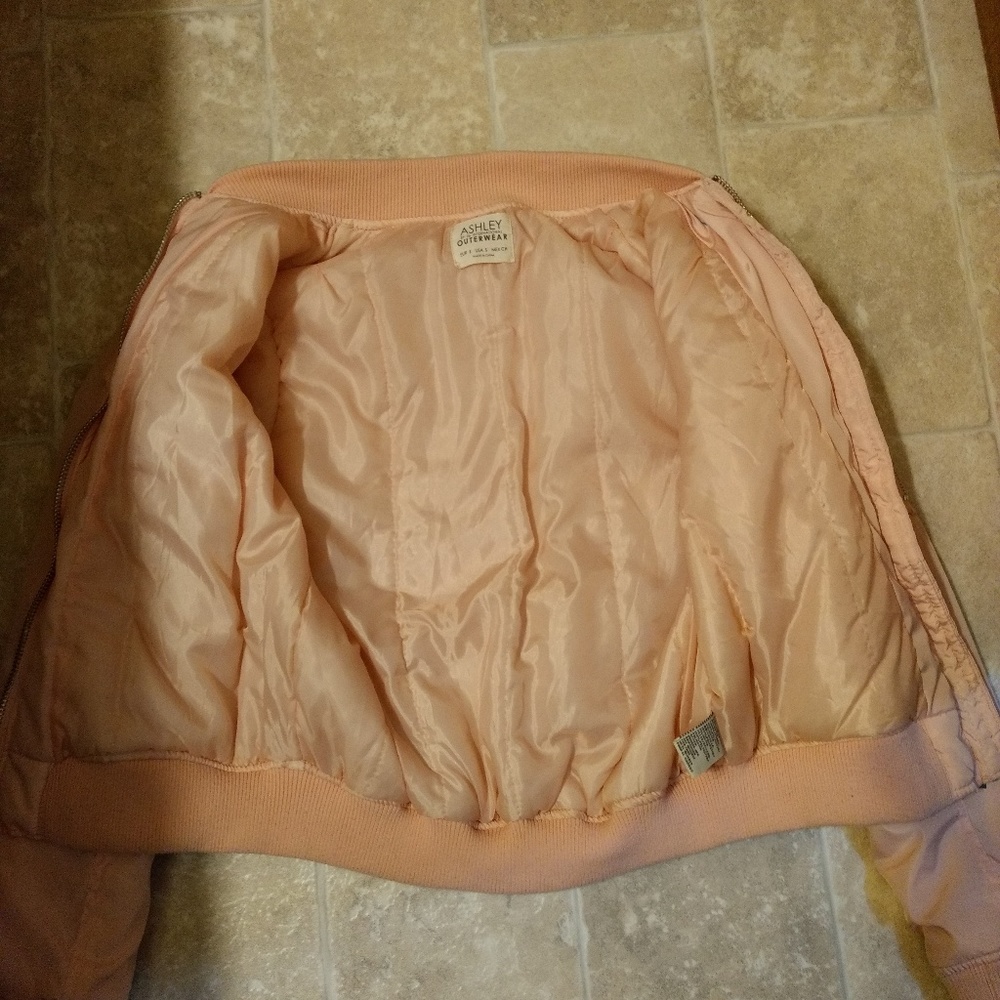 Pink Bomber Jacket - Picture 3 of 5